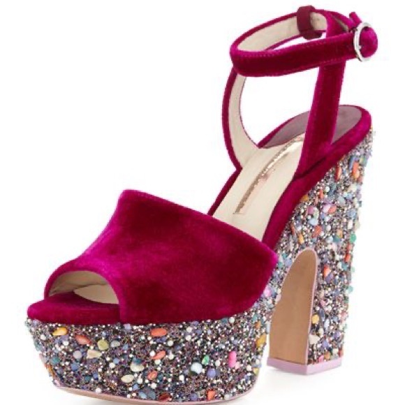 Sophia Webster | Shoes | Sophia Webster Havisham Platform Velvet Winter ...